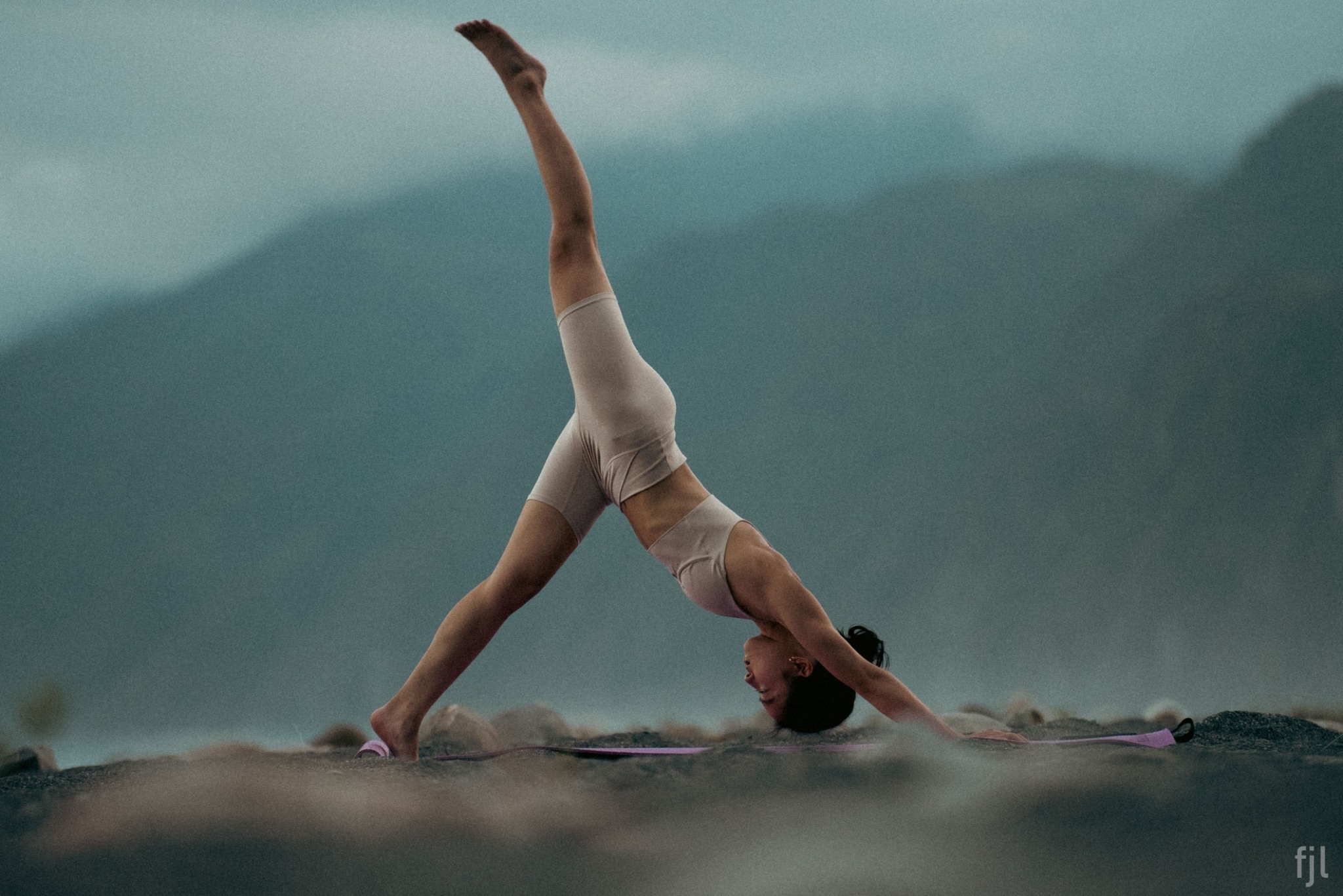 Jona leading a yoga practice